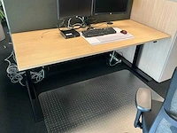 Febrü elektrisch zit-sta bureau met standcontainer (2x) - afbeelding 6 van  12