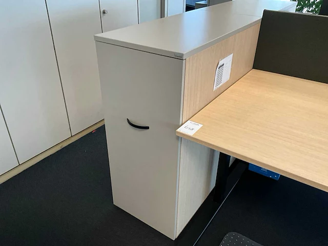 Febrü elektrisch zit-sta bureau met standcontainer (2x) - afbeelding 2 van  12