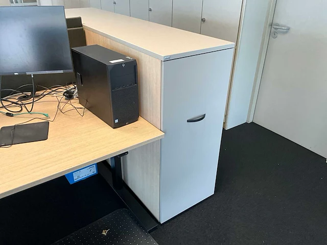 Febrü elektrisch zit-sta bureau met standcontainer (2x) - afbeelding 8 van  12