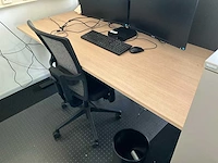 Febrü elektrisch zit-sta bureau met standcontainer (2x) - afbeelding 2 van  8