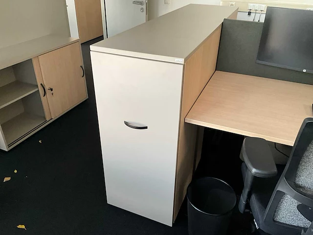 Febrü elektrisch zit-sta bureau met standcontainer (2x) - afbeelding 6 van  8