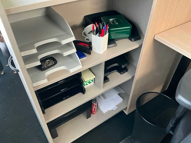 Febrü elektrisch zit-sta bureau met standcontainer (2x) - afbeelding 7 van  8