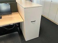 Febrü elektrisch zit-sta bureau met standcontainer (4x) - afbeelding 7 van  14