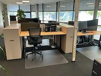 Febrü elektrisch zit-sta bureau met standcontainer (4x) - afbeelding 7 van  14
