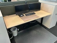Febrü elektrisch zit-sta bureau met standcontainer (4x) - afbeelding 8 van  14
