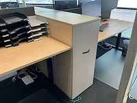 Febrü elektrisch zit-sta bureau met standcontainer (4x) - afbeelding 13 van  14