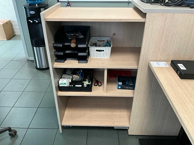 Febrü elektrisch zit-sta bureau met standcontainer - afbeelding 5 van  6