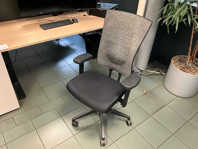 Febrü elektrisch zit-sta bureau met standcontainer - afbeelding 5 van  5