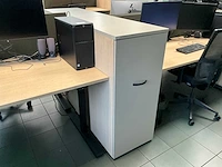 Febrü elektrisch zit-sta bureau met standcontainer - afbeelding 4 van  6