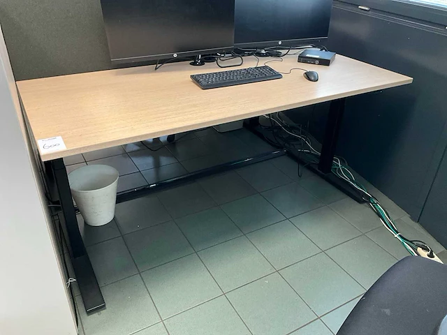 Febrü elektrisch zit-sta bureau met standcontainer - afbeelding 2 van  6