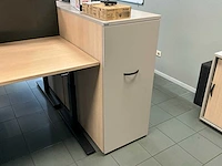 Febrü elektrisch zit-sta bureau met standcontainer - afbeelding 4 van  6
