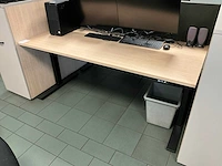 Febrü elektrisch zit-sta bureau met standcontainer - afbeelding 2 van  5