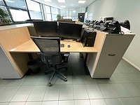 Febrü elektrisch zit-sta bureau met standcontainer - afbeelding 1 van  6