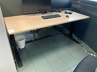 Febrü elektrisch zit-sta bureau met standcontainer - afbeelding 2 van  6