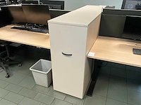 Febrü elektrisch zit-sta bureau met standcontainer - afbeelding 3 van  5