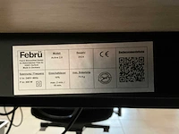 Febrü elektrisch zit-sta bureau met standcontainer - afbeelding 3 van  6