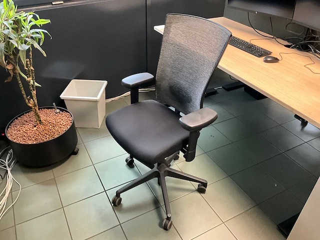 Febrü elektrisch zit-sta bureau met standcontainer - afbeelding 6 van  6