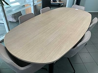 Febrü vergadertafel met 6 stoelen - afbeelding 3 van  5