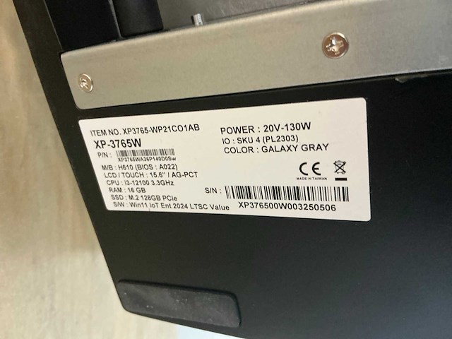 Fec xp-3765w pos systeem - afbeelding 4 van  4