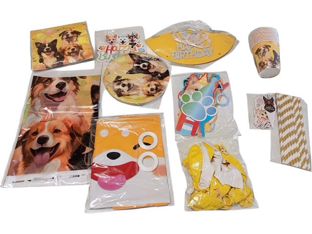 Feestpakket honden - 97 delig 1 set in ds 28 - afbeelding 3 van  3