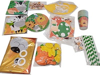 Feestpakket safari - 97 delig 1 set in ds 26 - afbeelding 1 van  3