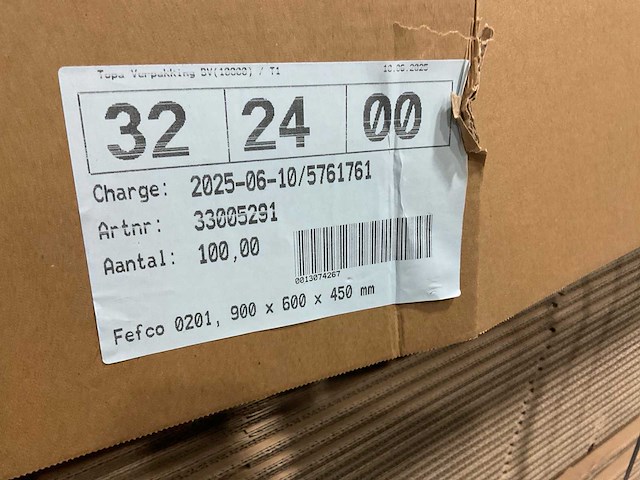 Fefco kartonnen dozen - afbeelding 3 van  3