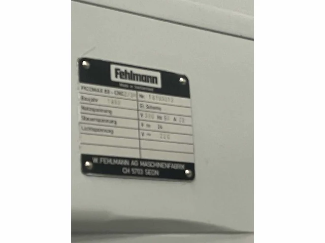 Fehlmann - 1993 - picomax 80 cnc-w2/3 - cnc universele bewerkingscentra - afbeelding 4 van  9