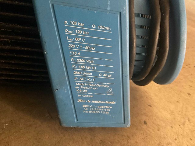 Fehn cleaner 10-105 hogedrukreiniger - afbeelding 2 van  2