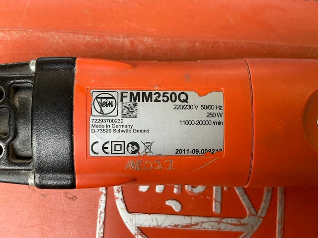 Fein fmm250q multitool - afbeelding 3 van  3