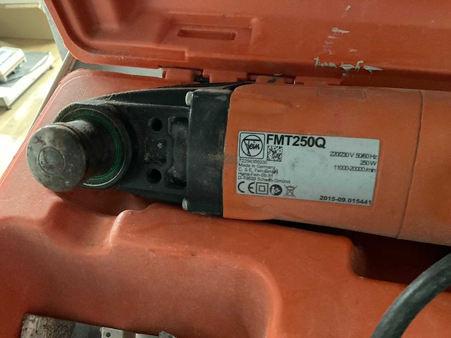 Fein fmt250q multitool - afbeelding 3 van  4