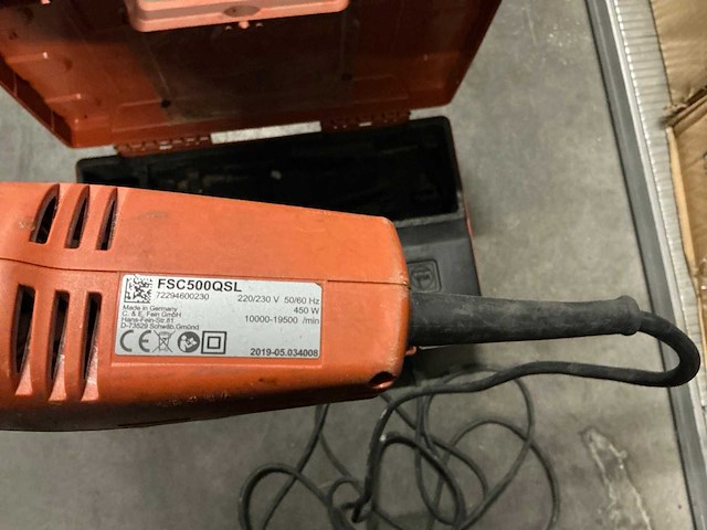 Fein fsc500qsl multitool met koffer - afbeelding 3 van  4