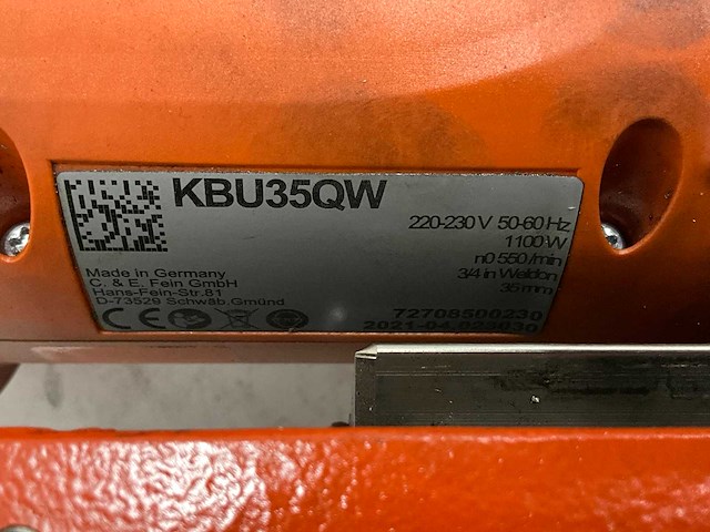 Fein kbu35qw magnetische kernboormachine - afbeelding 6 van  6
