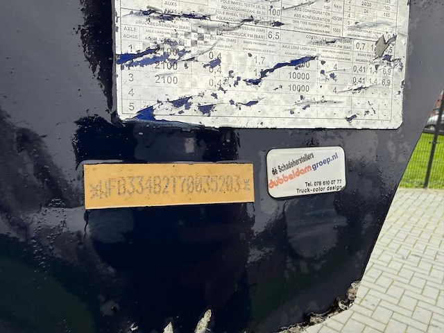 Feldbinder - bulktrailer - 2008 - 59.3 kuub - 4 vakken - stuuras - ok-91-hp - afbeelding 16 van  24