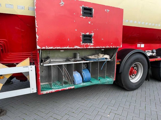 Feldbinder - bulktrailer - 2009 - 59.3 kuub - 4 vakken - stuuras - 3 x 10 tons assen - ok-58-tf - afbeelding 22 van  30