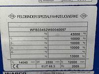 Feldbinder - bulktrailer - 2009 - 68 kuub - ffb - 7 vakken - oplegger - ok-79-xd - afbeelding 7 van  24