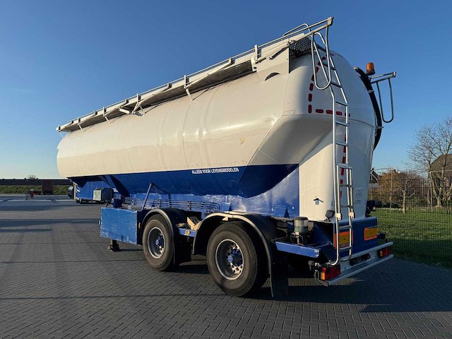 Feldbinder - bulktrailer - 2010 - eut 45.2 - verweeg trailer - city - achteras gestuurd - 45,2 kuub - 7 vakken - ol-28-bt - afbeelding 3 van  29