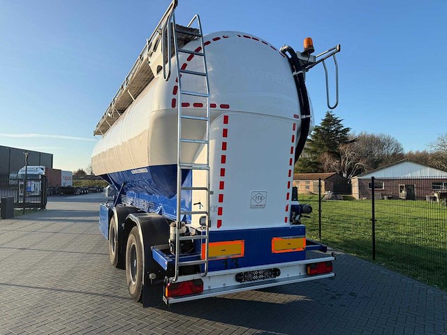 Feldbinder - bulktrailer - 2010 - eut 45.2 - verweeg trailer - city - achteras gestuurd - 45,2 kuub - 7 vakken - ol-28-bt - afbeelding 4 van  29