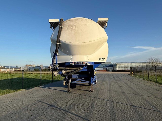Feldbinder - bulktrailer - 2010 - eut 45.2 - verweeg trailer - city - achteras gestuurd - 45,2 kuub - 7 vakken - ol-28-bt - afbeelding 23 van  29