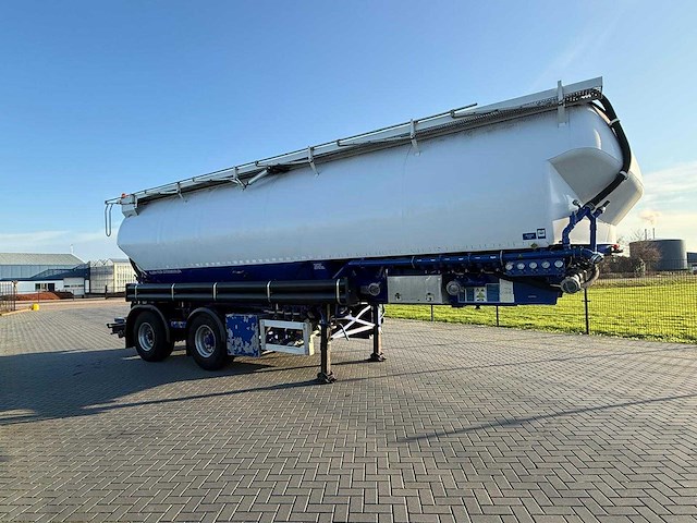 Feldbinder - bulktrailer - 2010 - eut 45.2 - verweeg trailer - city - achteras gestuurd - 45,2 kuub - 7 vakken - ol-28-bt - afbeelding 26 van  29