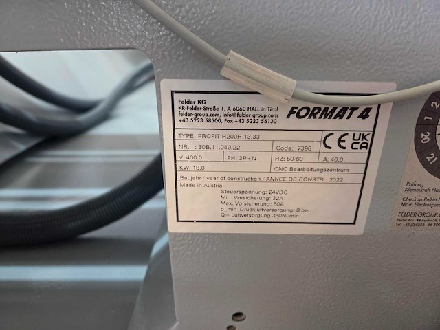 Felder - 2022 - profit h200 - horizontaal cnc-bewerkingscentrum - afbeelding 18 van  62