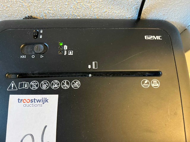 Fellowes 62mc documentshredder - afbeelding 4 van  4