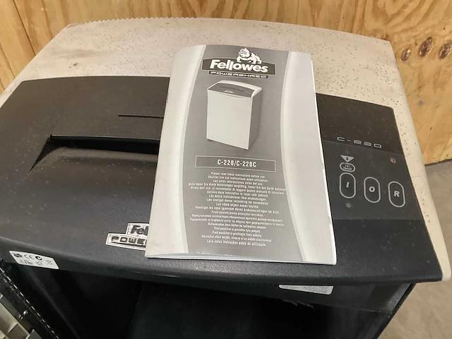 Fellowes c-220 papier shredder - afbeelding 6 van  6