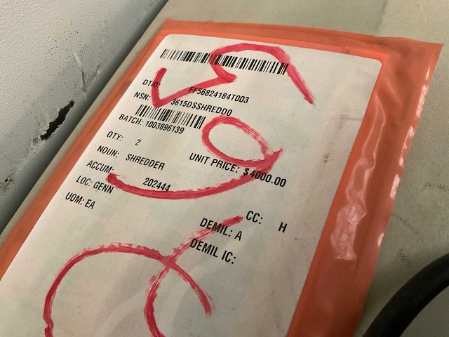 Fellowes c-480cx shredder - afbeelding 2 van  2