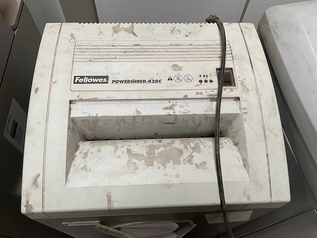 Fellowes ps420 c papiershredder - afbeelding 1 van  2