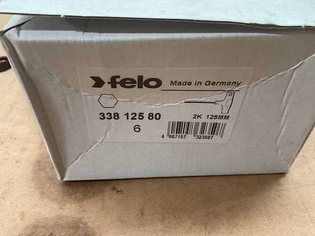 Felo 1/4”x125 t-greep bithouder (6x) - afbeelding 3 van  4