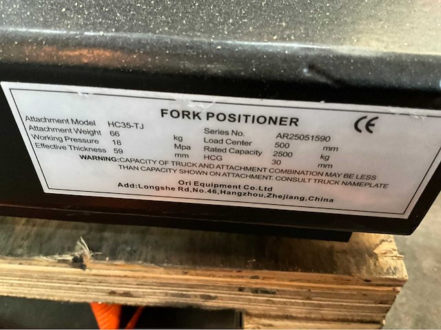 Fem 3 vorkenversteller met sideshift 2026 - afbeelding 6 van  7