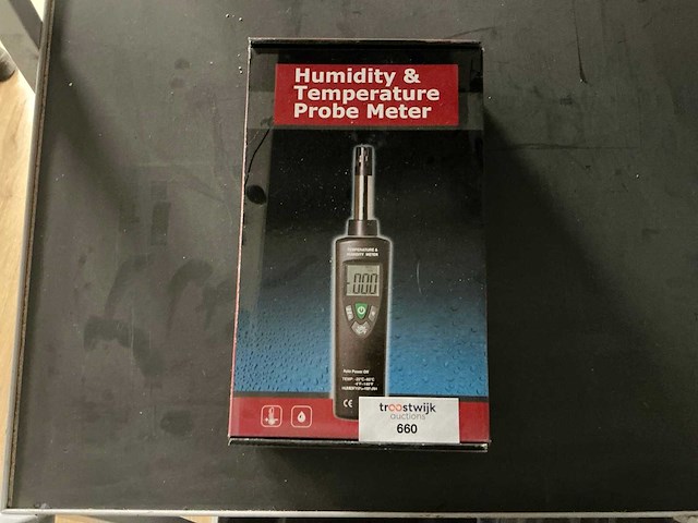 Fem temperatuur en vochtigheidsmeter - afbeelding 1 van  4