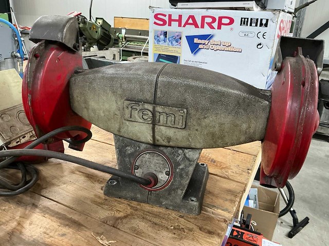 Femi werkbankslijpmachine - afbeelding 2 van  4