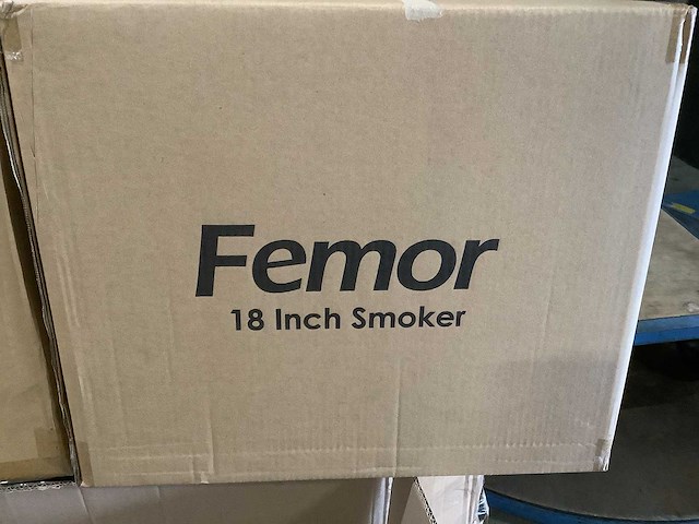 Femor - houtskool bbq smokerimg - afbeelding 3 van  4