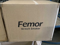 Femor - houtskool bbq smokerimg - afbeelding 2 van  3